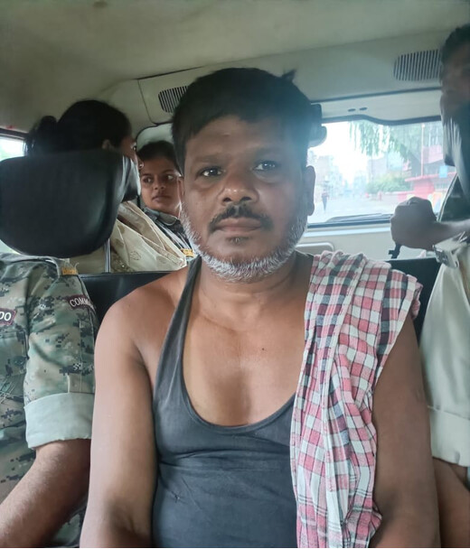 शराबबंदी कानून के तहत वांछित आरोपी गिरफ्तार, भेजा गया जेल